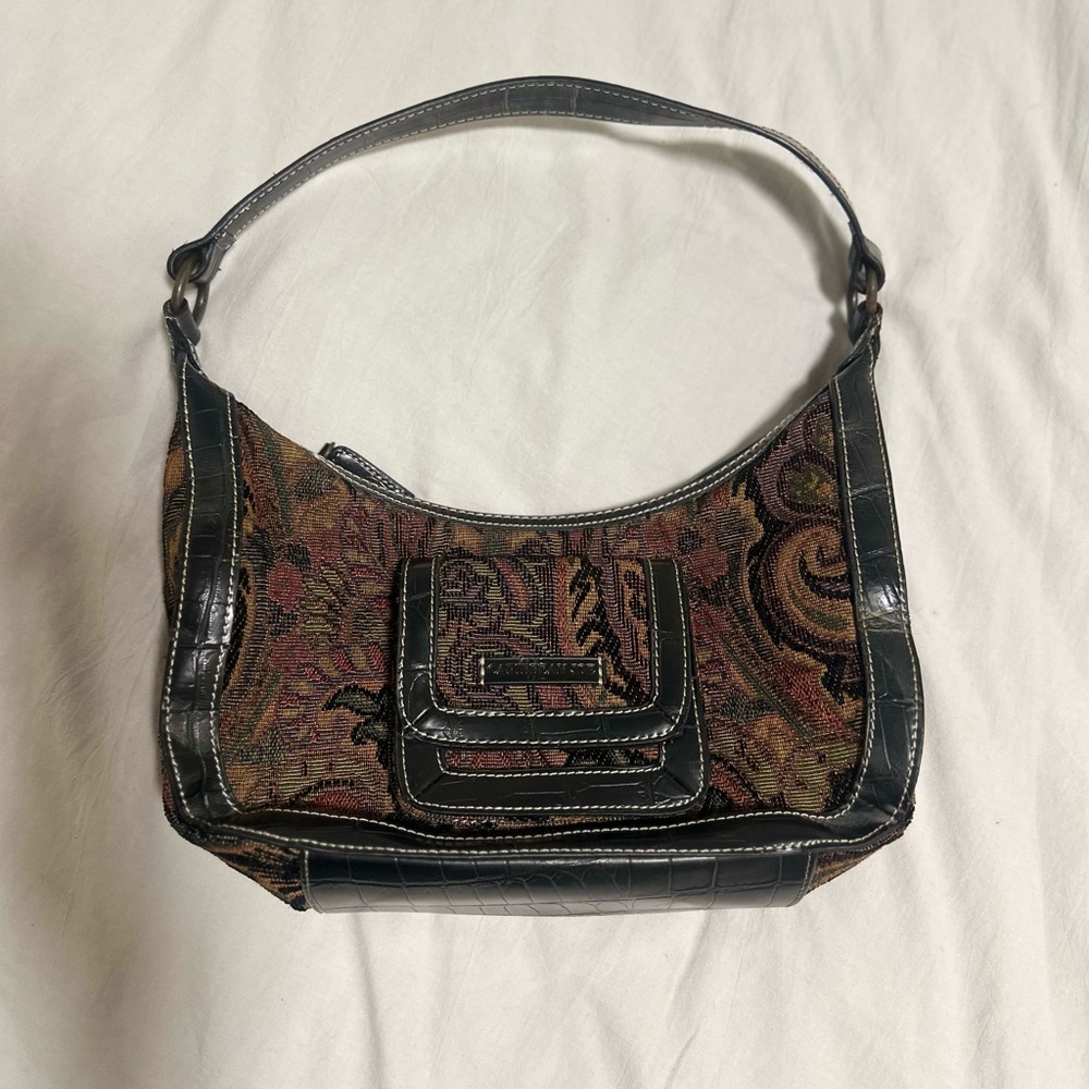 Elegant Black and Brown Women's Bag